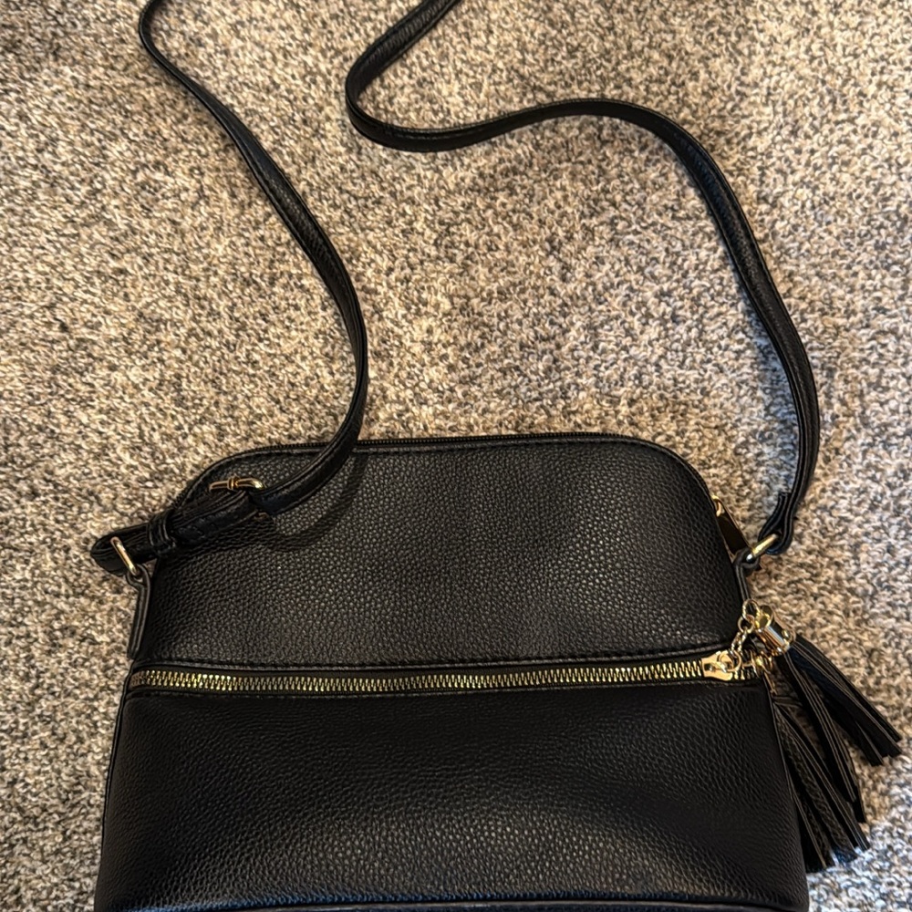 Elegant Black Crossbody Bag